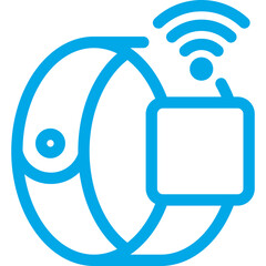 Smart watch single icon vector illustration