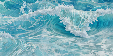 Abstract sea water wave ocean background.