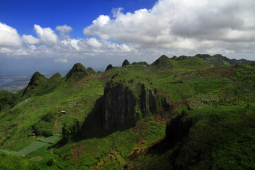Amazing view from the top of  of Osmena Peak in Cebu Island, Philippines.