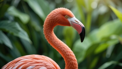 Obraz premium pink flamingo bird