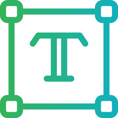 Text single icon vector illustration