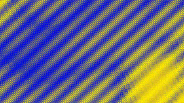 Abstract Halftone Background with Yellow Dots and Blue Surface Modern Style