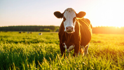 cow on a meadow