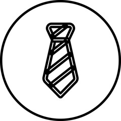 Tie single icon vector illustration