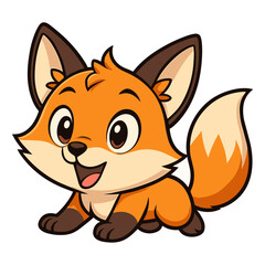 cartoon fox cute illustrations fox mascot