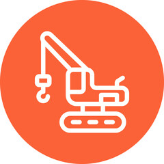 Machine single icon vector illustration