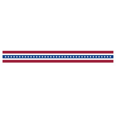 4th of July Border Line Vector Decoration