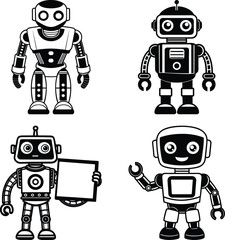 3D rendering of a cute robot taking a selfie with a smartphone
