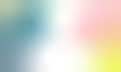 Pastel gradient background with smooth transitions of blue, pink, and yellow hues creates a serene and calming visual