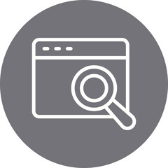 Website single icon vector illustration