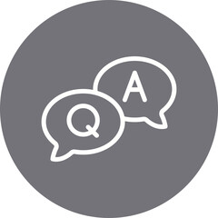 Chat single icon vector illustration