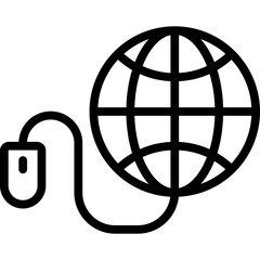 Globe single icon vector illustration