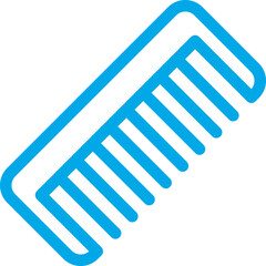 Comb single icon vector illustration