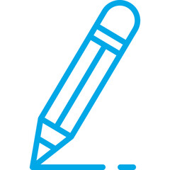 Pencil single icon vector illustration
