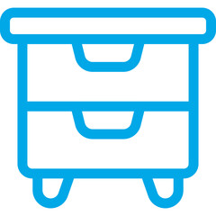 Fototapeta premium Stool single icon vector illustration