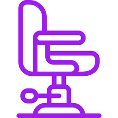 Chairs single icon vector illustration