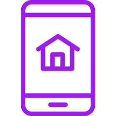 Phone single icon vector illustration