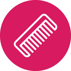 Comb single icon vector illustration