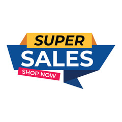 SUPER SALES SHOP NOW SALE BANNER DESIGN