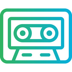 Cassete single icon vector illustration