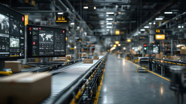 Smart logistics network automated warehouse and supply chain connectivity