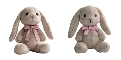 Adorable plush bunny toys home decor soft fabrics cute design