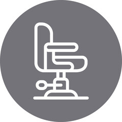 Chairs single icon vector illustration