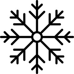 Snowflake single icon vector illustration