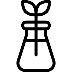 Chemical pant single icon vector illustration