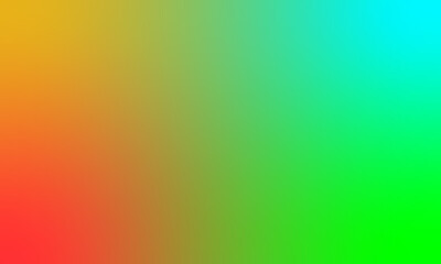 Vibrant gradient background with seamless transition from red to green to blue color