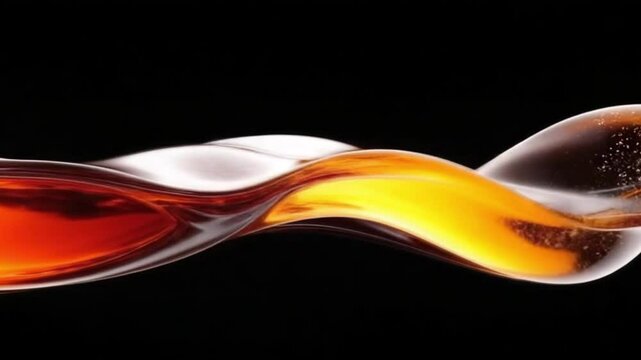 Motor oil flowing ,professional comme