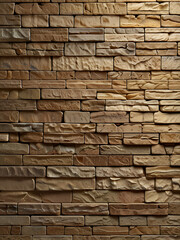 Fototapeta premium Antique Quarry Stone Wall with Earth-Toned Layers,AI