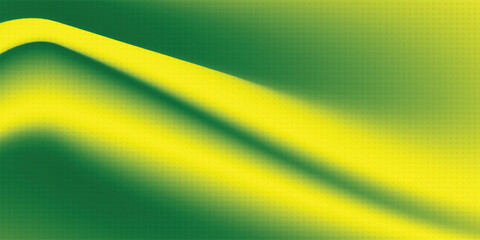 Abstract green and yellow gradient background. Vector illustration. Beautifully wavy