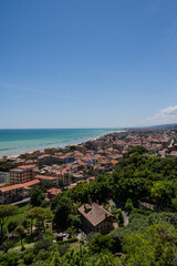 Obraz premium Grottammare, Marche. Spectacular glimpses, views and summer panoramas.