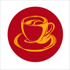 LOGO LOGOTIPO CAFÉ COFFE VECTOR  MARCA GRAFICA