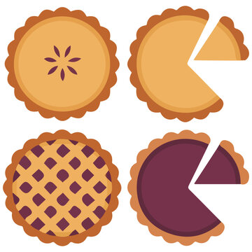 pie slice and cheese icon isolated vector illustration on white background