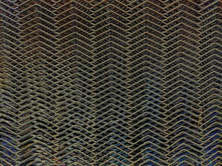 metal grid background