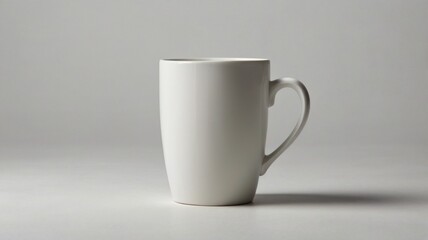 Obraz premium white cup on a white background