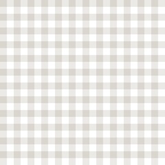 Light grey gingham seamless pattern with pale checkered squares