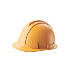 Fototapeta premium Safety First A 3D Render of a Construction Hard Hat
