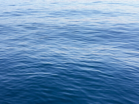 Blue water surface.