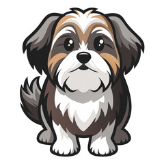 vector illustration of a dog