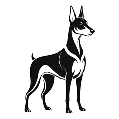 vector illustration of a dog