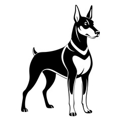 vector illustration of a dog