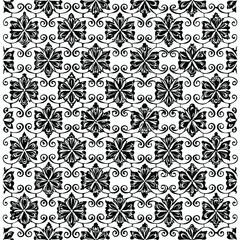 Fototapeta premium floral textile seamless pattern vector art 