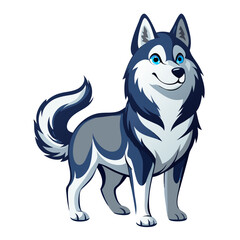 vector illustration of a dog