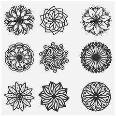 Flower Vector Set 31