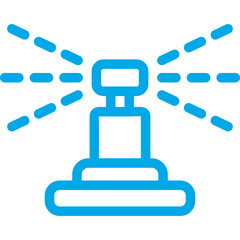 Siren single icon vector illustration