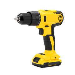 Cordless Drill Power Tool Precision isolated on transparent bacckground