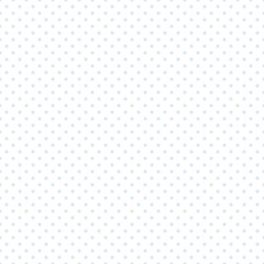 Powder blue polka dot seamless pattern with small dots on white background